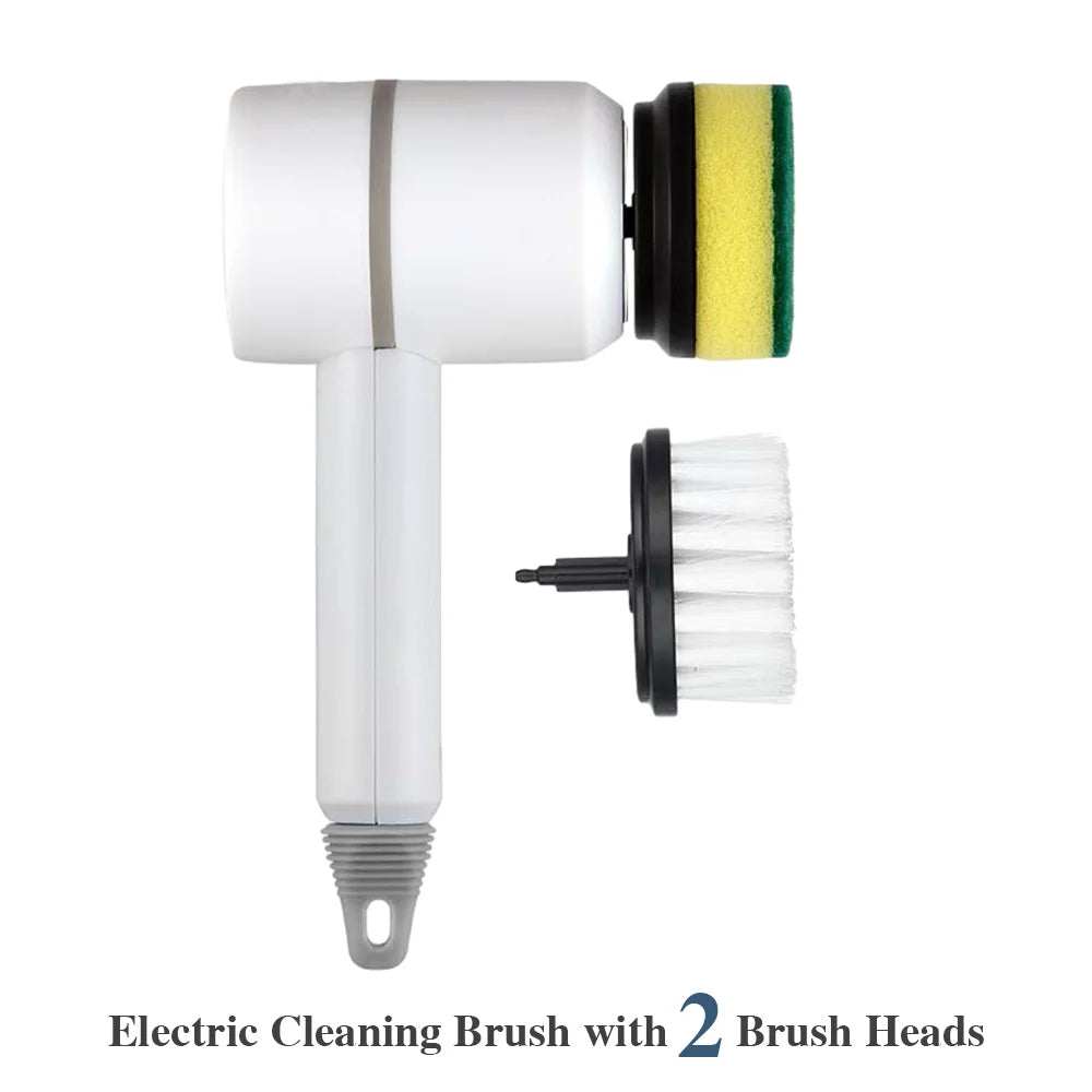 Electric Cleaning Dish BrushIntroducing the Electric Cleaning Brush, your ultimate multi-functional household cleaning companion designed to tackle the toughest of grime with ease. Engineered f1724Electric Cleaning Dish Brush