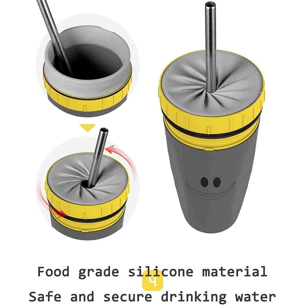 Coffee Straw Twistable CupThe Coffee Straw Twist Cup is an innovative travel mug, renowned for its unique design and functionality, particularly popularized on TikTok. This mug stands out wit1724Coffee Straw Twistable Cup