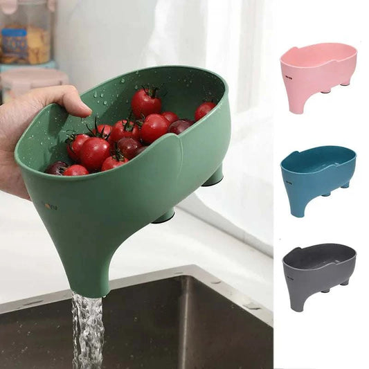 2x Elephant Drain BasketsEnhance your kitchen with a blend of charm and functionality. Our strainer boasts a whimsical elephant design, adding a dash of artistry to your sink space. Made fro17242x Elephant Drain Baskets