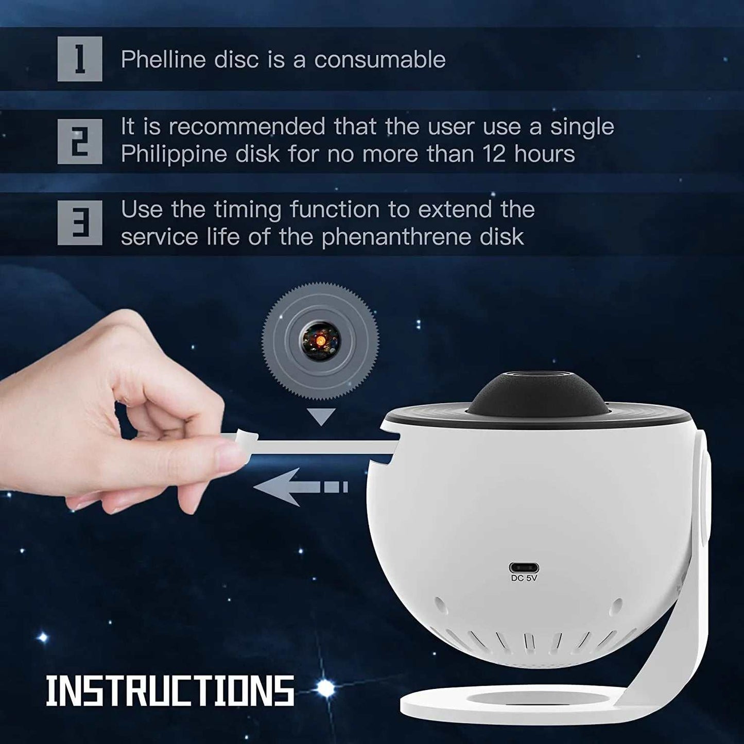 Night Light Galaxy ProjectorElevate your nights with the magic of the cosmos using the Night Light Galaxy Projector. Dive into a mesmerizing celestial experience as this device projects a lifel1724Night Light Galaxy Projector