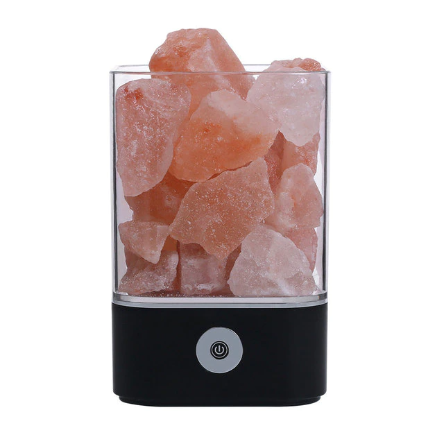 Himalayan Salt LampCreate a warm, relaxing and purified atmosphere with this beautiful Himalayan Crystal Salt Lamp. When the crystal salt lamp is on, it diffuses a delicate, warm and r1724Himalayan Salt Lamp