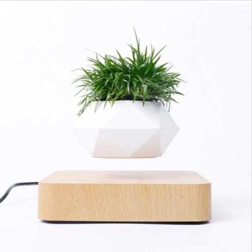 Levitating Flower PotThis is a levitating flower pot which literally floats over its base, while automatically rotating 360 degrees when the power is switched on. This will create a grea1724Levitating Flower Pot