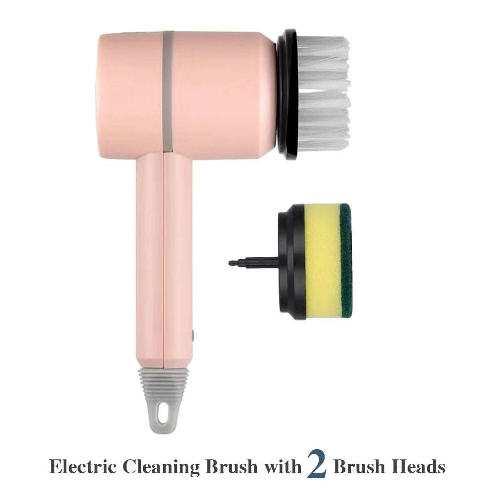 Electric Cleaning Dish BrushIntroducing the Electric Cleaning Brush, your ultimate multi-functional household cleaning companion designed to tackle the toughest of grime with ease. Engineered f1724Electric Cleaning Dish Brush