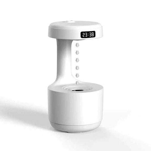 Anti Gravity Water Drop HumidifierKeep your air smelling fresh with this Gravity Sparks humidifier, which seems to defy gravity and bring water upwards, while moisturizing your room, reducing dry cou1724Anti Gravity Water Drop Humidifier