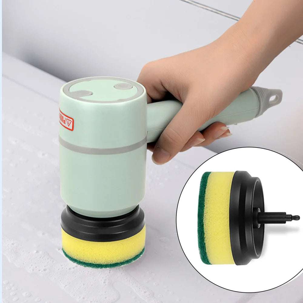 Electric Cleaning Dish BrushIntroducing the Electric Cleaning Brush, your ultimate multi-functional household cleaning companion designed to tackle the toughest of grime with ease. Engineered f1724Electric Cleaning Dish Brush