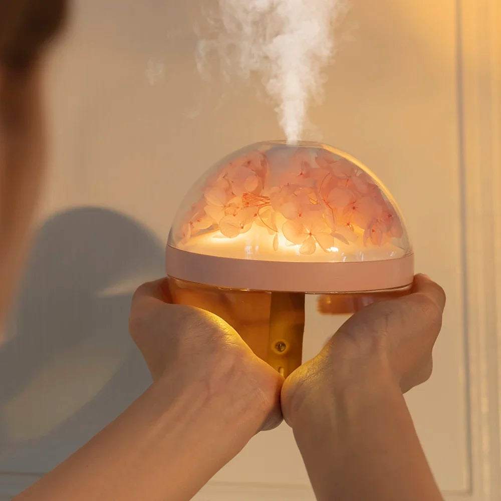 270ML Flower Air HumidifierElevate your living space with the 270ML Flower Air Humidifier, a perfect blend of functionality and elegance. This USB rechargeable humidifier, powered by an 800mAh1724270ML Flower Air Humidifier