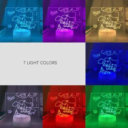 Rewritable Night LightWrite cute messages and drawings around the house and light up your imagination! Bring your messages to life with this lighted tablet! Light up your room. Effortless1724Rewritable Night Light