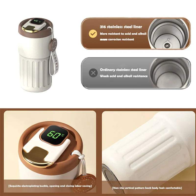 450ml Stainless Steel Coffee MugThis 450ml stainless steel coffee mug is the perfect blend of convenience and style. Crafted with premium 316 stainless steel and a seamless liner, it boasts of dura1724450ml Stainless Steel Coffee Mug