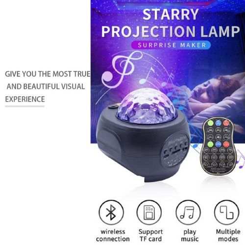 LED Star ProjectorTransform your space with the Starry Galaxy Light Projector & Bluetooth Speaker! Choose from 10 mesmerizing light modes and easily adjust the wave patterns, rota1724LED Star Projector