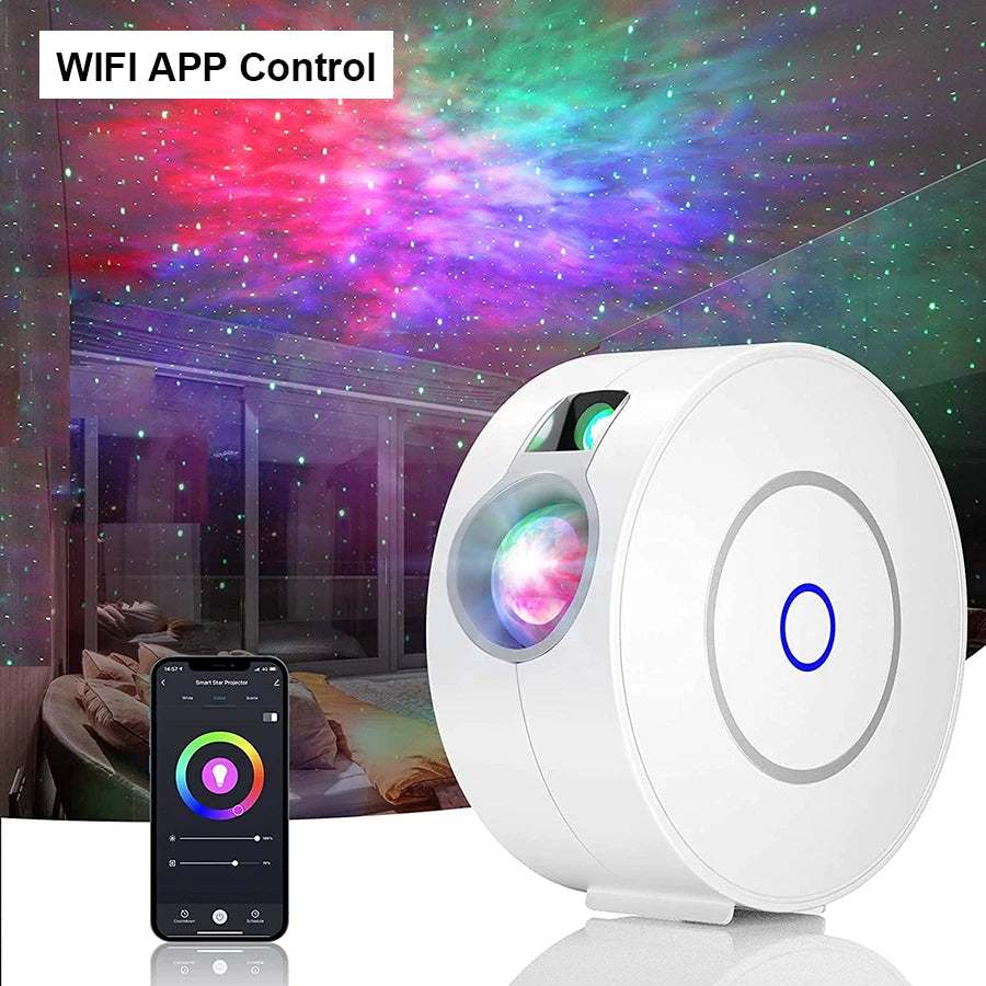 Tuya WiFi Smart Aurora Galaxy Star Projector Night LightExperience the enchanting blend of visual delight and smart functionality with the Tuya WiFi Smart Aurora Galaxy Star Projector Night Light. This projector casts a m1724Tuya WiFi Smart Aurora Galaxy Star Projector Night Light