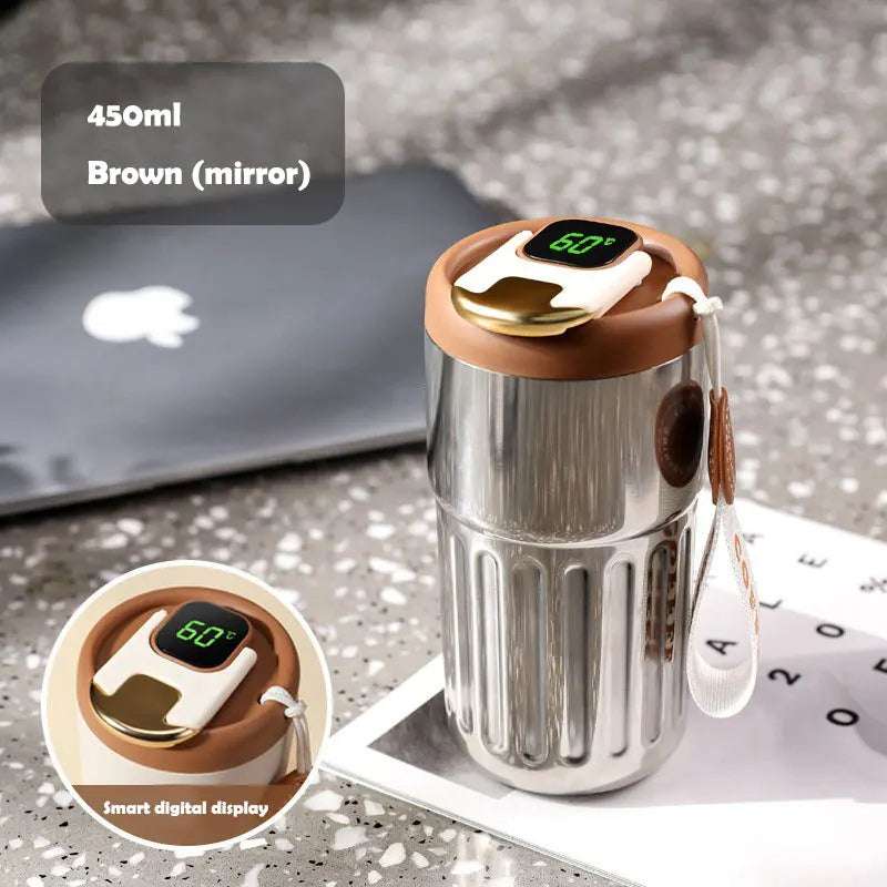 450ml Stainless Steel Coffee MugThis 450ml stainless steel coffee mug is the perfect blend of convenience and style. Crafted with premium 316 stainless steel and a seamless liner, it boasts of dura1724450ml Stainless Steel Coffee Mug