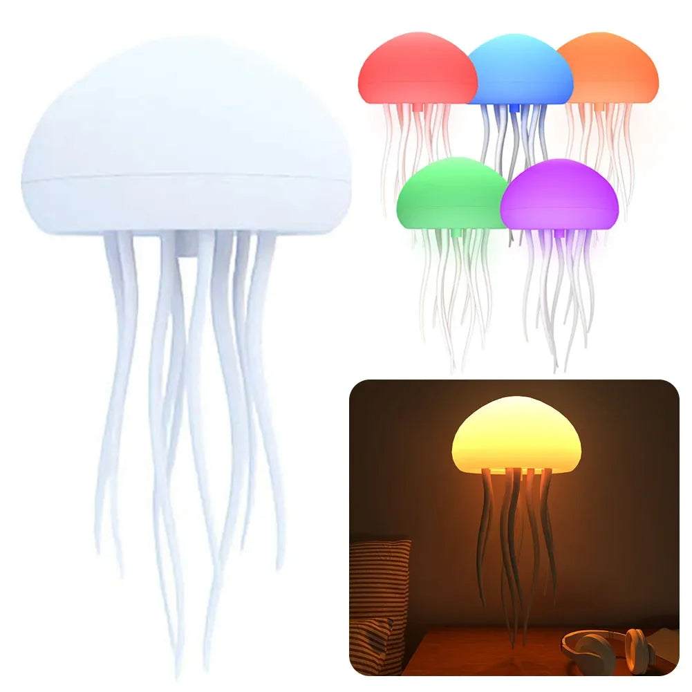 Jellyfish Night LightTransform any space into a tranquil haven with the Jellyfish Night Light. This captivating lamp features lifelike jellyfish that gently float and glide, illuminated 1724Jellyfish Night Light