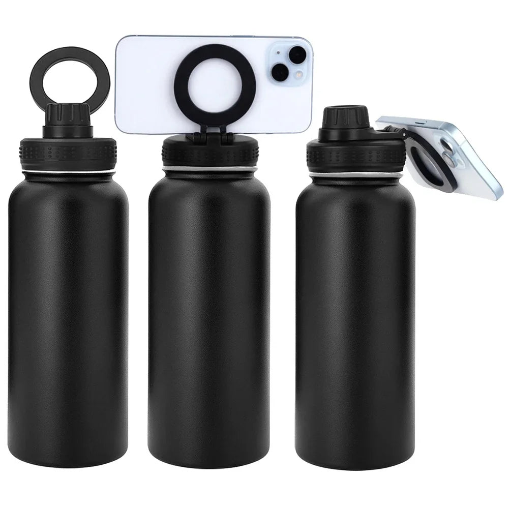 Insulated Water Bottle with Phone Mount