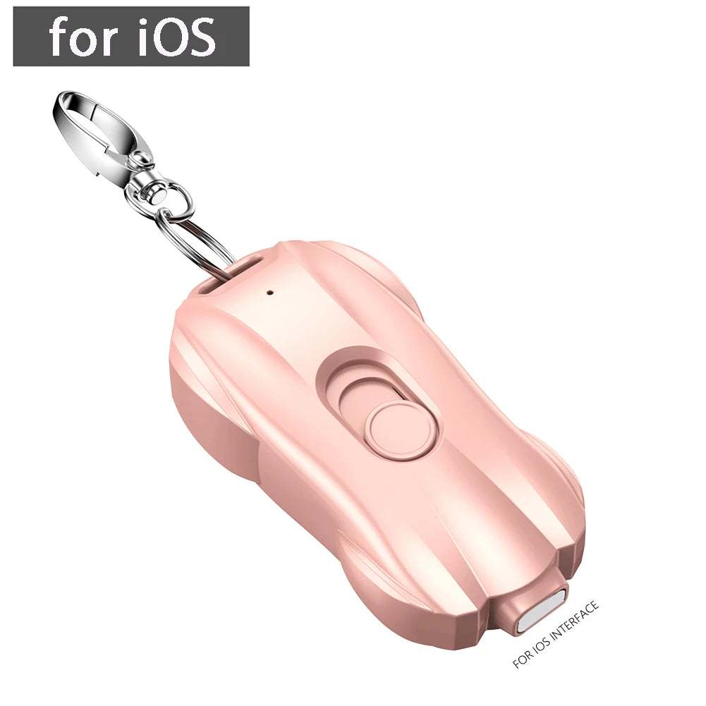 Keychain Portable Emergency Phone Charger Power Bank[Shipping time is longer, since power banks can't be transported by air] Mini Emergency Power Pod: Boasting a compact design smaller than a card, this keychain porta1724Keychain Portable Emergency Phone Charger Power Bank