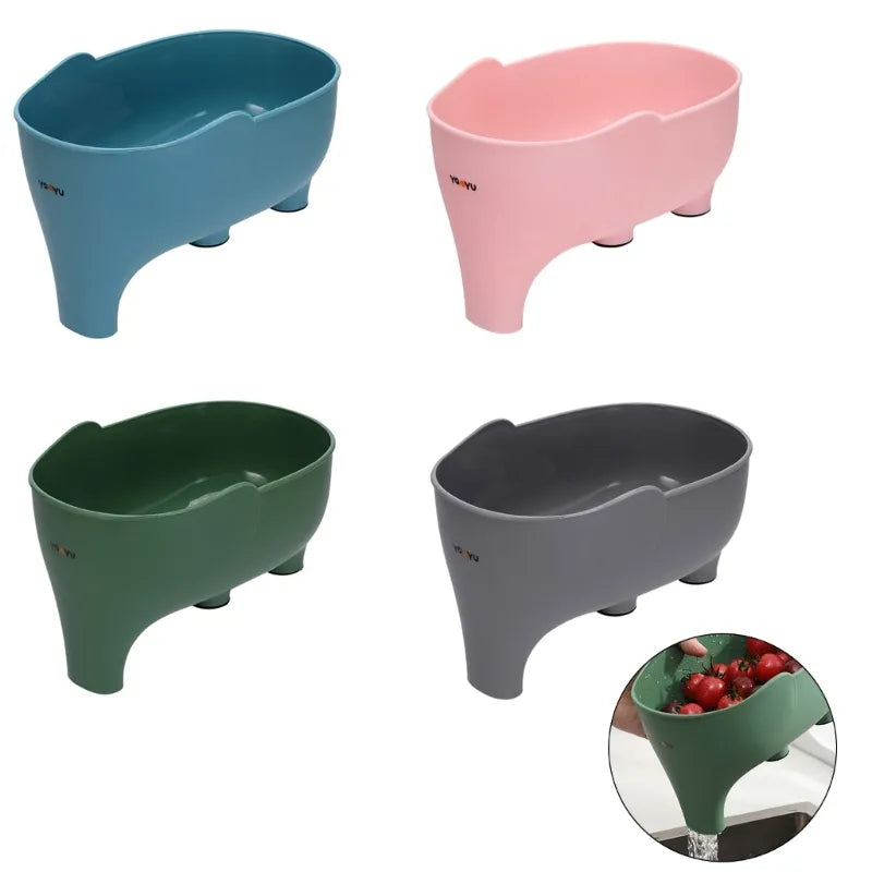 2x Elephant Drain Baskets