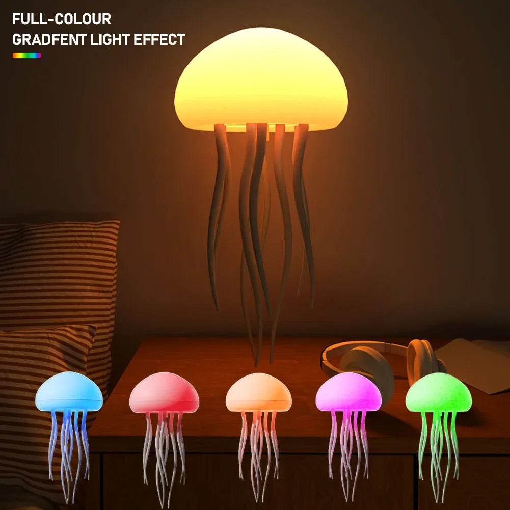 Jellyfish Night LightTransform any space into a tranquil haven with the Jellyfish Night Light. This captivating lamp features lifelike jellyfish that gently float and glide, illuminated 1724Jellyfish Night Light