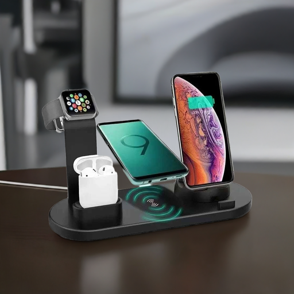 5 In 1 Wireless Charger Stand Pad For iPhone