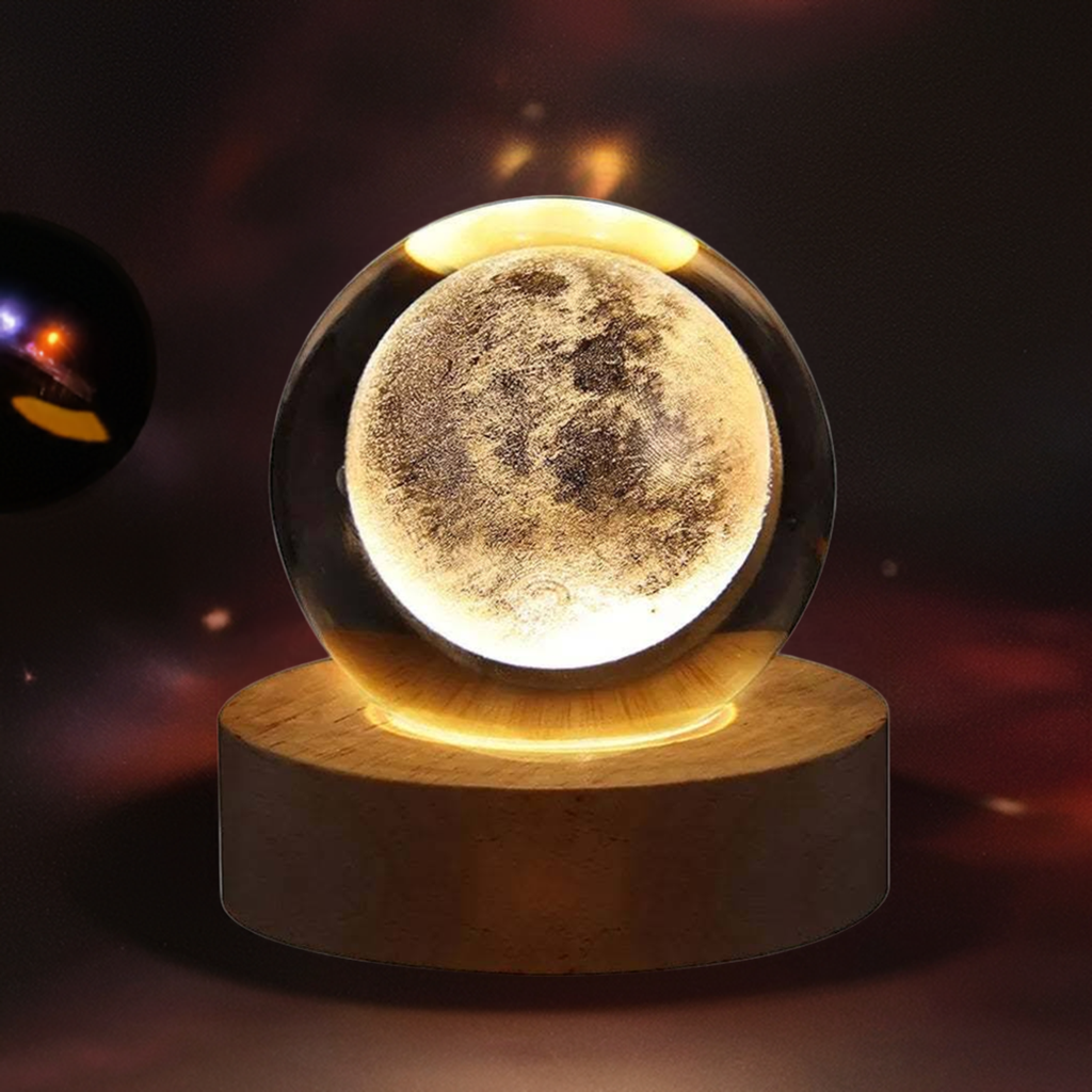 LED Night Light Milky Way Galaxy Solar System Crystal Ball