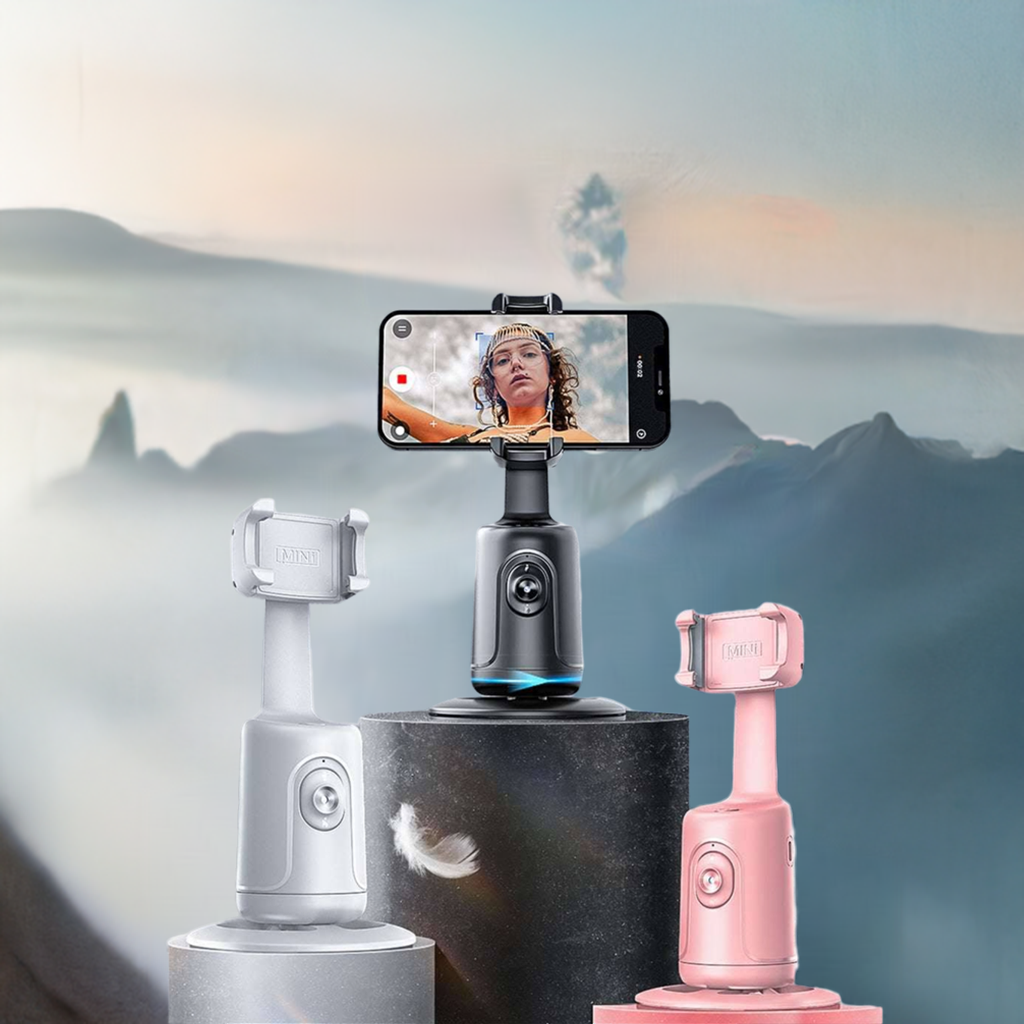 Auto Face Tracking Phone Gimbal with Remote