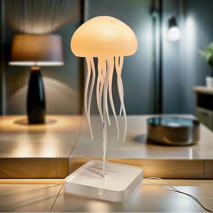 Jellyfish Night LightTransform any space into a tranquil haven with the Jellyfish Night Light. This captivating lamp features lifelike jellyfish that gently float and glide, illuminated 1724Jellyfish Night Light