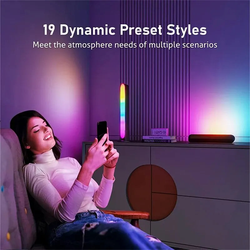 RGB Symphony Lights LED Atmosphere KitTransform your space into a vibrant, colorful oasis with our RGB Symphony Lights LED Atmosphere Kit! Featuring customizable LED lights that synchronize to your music1724RGB Symphony Lights LED Atmosphere Kitlighting