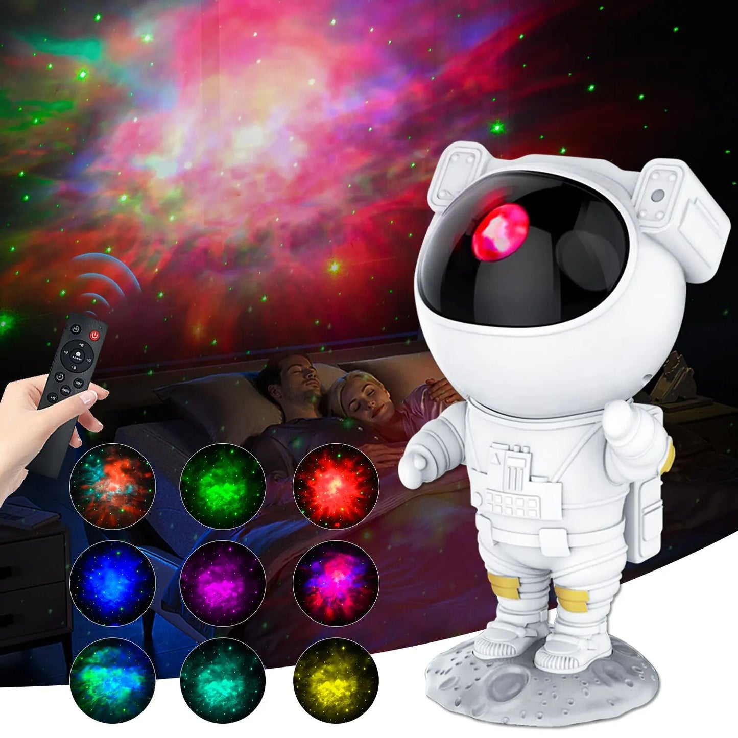 Astronaut Star Projector Night Light