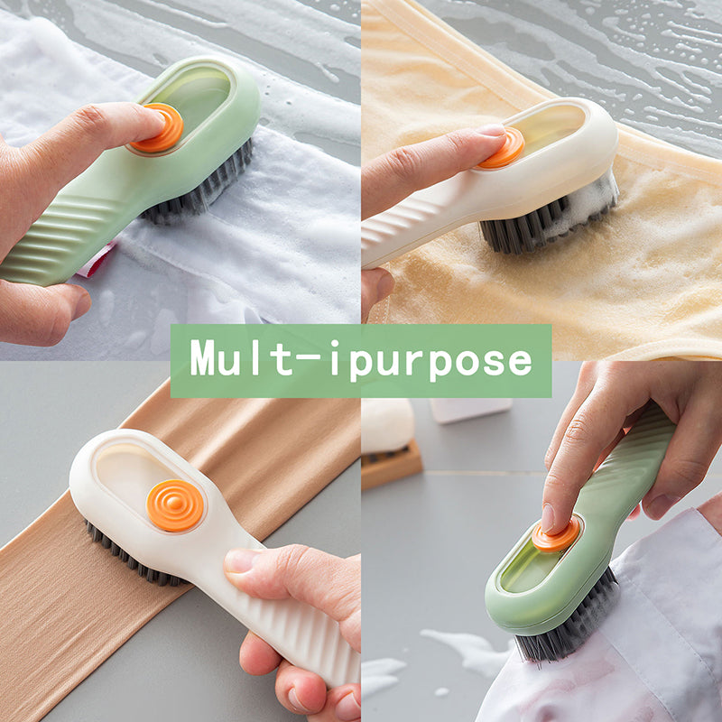 Household Soft Bristle Cleaning Brush with Soap Function